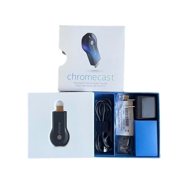 NIB Google Chromecast 1st Generation Media Streamer, Black - Picture 4 of 4